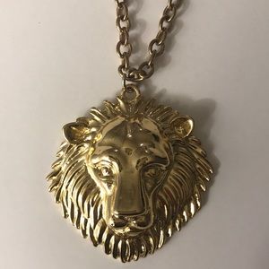 Lion Pendant Gold necklace